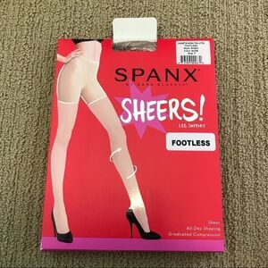 SPANX High Falutin sheer High Waist Pantyhose Nude 6HQ03 size 6/F